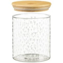 B&M Printed Glass Bamboo Storage Jars 3pc 8 B&M Printed Glass Bamboo Storage Jars 3pc -Quality Kitchenware Store 396485 3pk printed glass bamboo storage jars 4